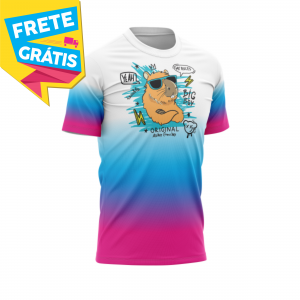 CAMISETA TÉRMICA EXCLUSIVE MASCULINA INFANTIL THERMO DRY EXCLUSIVE PERSONALIZADA MASCULINO INFANTIL 4X0 COR ULTRA-HD EPSON 92,7% POLIÉSTER E 7,5% ELASTANO IMPRESSÃO TOTAL FRETE GRÁTIS NAS COMPRAS ACIMA DE 100,00, CONSULTE AS REGIÕES.