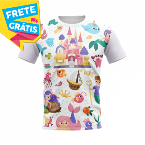 CAMISETA UV50+ FEMININA INFANTIL MALHA ACTIVE PROTEÇÃO SOLAR UV50+ PERSONALIZADA FEMININA INFANTIL 4X0 COR ULTRA-HD EPSON 92,5% POLIÉSTER | 7,5% ELASTANO IMPRESSÃO TOTAL FRETE GRÁTIS NAS COMPRAS ACIMA DE 100,00, CONSULTE AS REGIÕES.