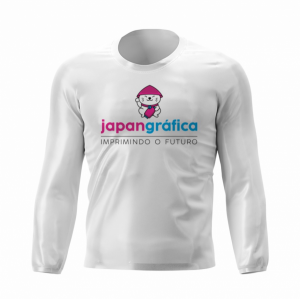 CAMISETA UV50+ MASCULINA MANGA LONGA MALHA ACTIVE PROTEÇÃO SOLAR UV50+ PERSONALIZADA UNISEX MANGA LONGA 4X0 COR ULTRA-HD EPSON 92,7% POLIÉSTER E 7,5% ELASTANO IMPRESSÃO TOTAL TINTA ORIGINAL MADE IN JAPAN