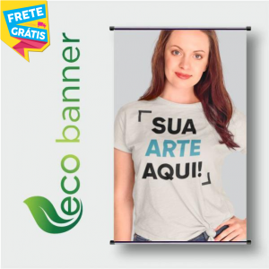 ECO BANNER HD 100CM TECIDO FIBRA SINTÉTICA DTEX 180GR LARGURA 100CM IMPRESSÃO ULTRA-HD QUALIDADE EPSON BASTÃO E CORDÃO / TINTA ORIGINAL MADE IN JAPAN FRETE GRÁTIS NAS COMPRAS ACIMA DE 100,00, CONSULTE AS REGIÕES.