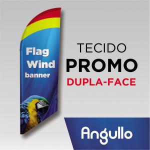 TECIDO PROMOCIONAL ANGULLO Tecido 100% Poliéster 1.95M X 0.65M Dupla-Face | Impressão Sublimática Costura Externa Interlock Linha branca 