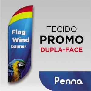 TECIDO PROMOCIONAL PENNA Tecido 100% Poliéster 1.95M X 0.65M Dupla-Face | Impressão Sublimática Costura Externa Interlock Linha branca 