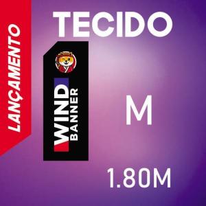 TECIDO (M) WIND FULL Tecido TecnoSport 100% Poliéster 1.80M X 0.65M 4x4 Cor Dupla-Face Impressão EPSON Ultra HD Sublimática Costura Reta RETANGULAR