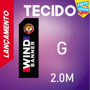 TECIDO (G) WIND FULL Tecido TecnoSport 100% Poliéster 2.0M X 0.65M 4x4 Cor Dupla-Face Impressão EPSON Ultra HD Sublimática Costura Reta, RETANGULAR FRETE GRÁTIS NAS COMPRAS ACIMA DE 100,00, CONSULTE AS REGIÕES.