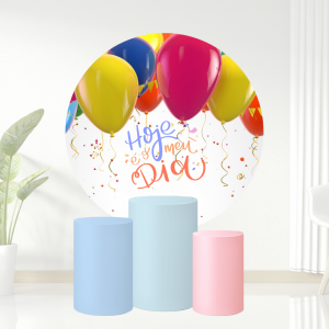 TECIDO REDONDO PARA FESTAS HELANCA PLUS 0.120 G/M2 1.50M X 1.50M IMPRESSÃO ULTRA-HD EPSON 100% POLIÉSTER COSTURA BAINHA EM VOLTA 